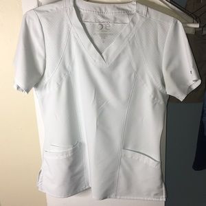 Barco White Scrub Top